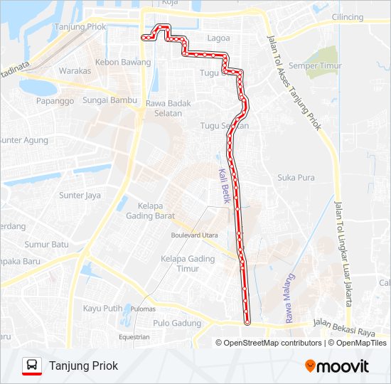 U07 Bus Line Map