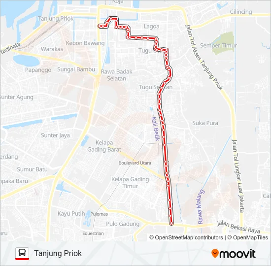 U07 Bus Line Map