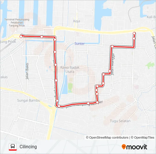 U09 Bus Line Map