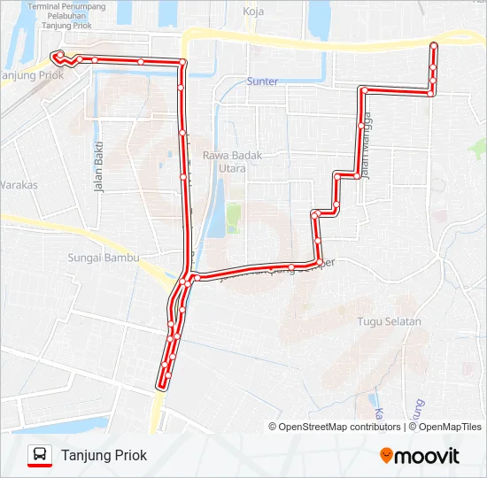 U09 Bus Line Map