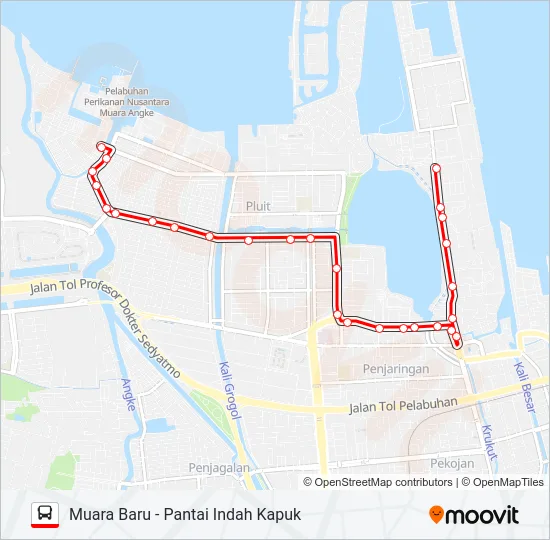 U11 Bus Line Map