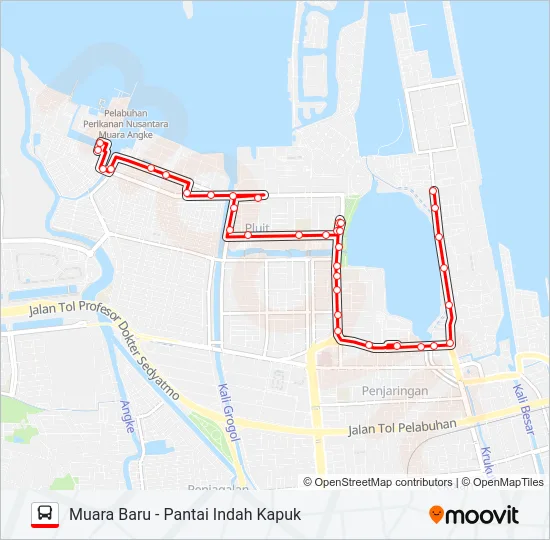 U11 Bus Line Map