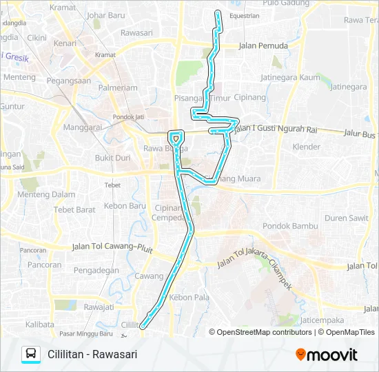 M04 Bus Line Map
