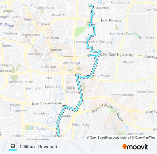 M04 bus Line Map