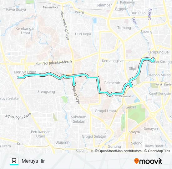M11 Bus Line Map