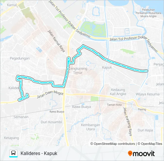M13 Bus Line Map