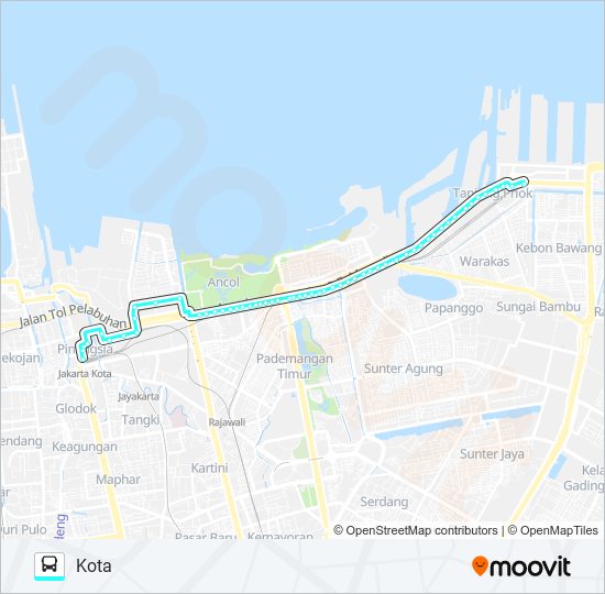 M15 bus Line Map