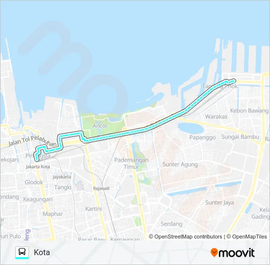 M15 Bus Line Map