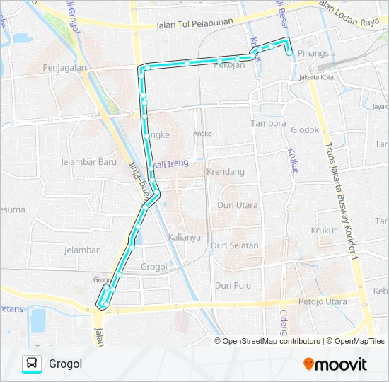 M25 Bus Line Map