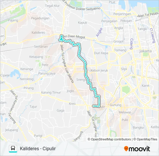 M48 Bus Line Map