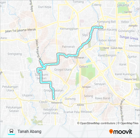 M09A Bus Line Map