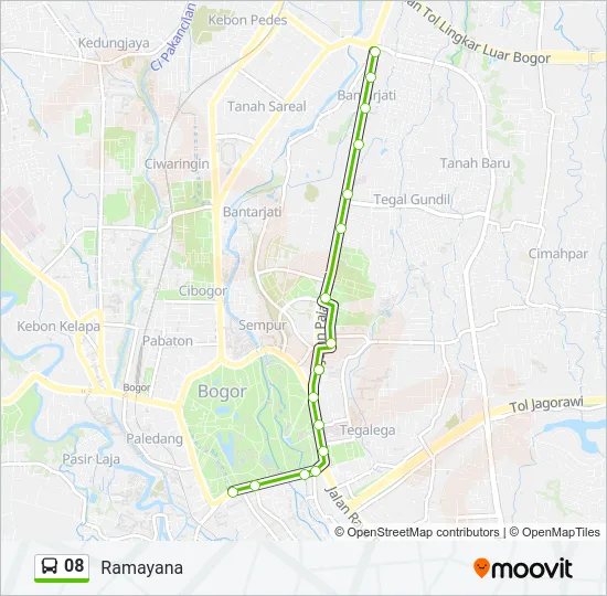 08 Bus Line Map