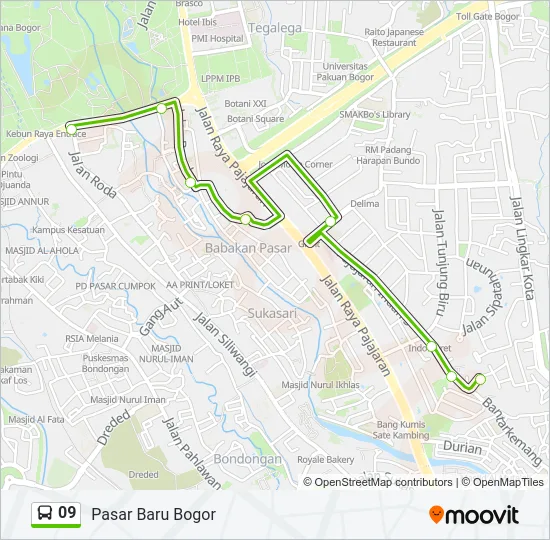 09 Bus Line Map