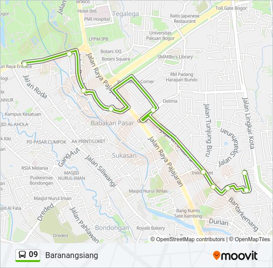 09 Bus Line Map