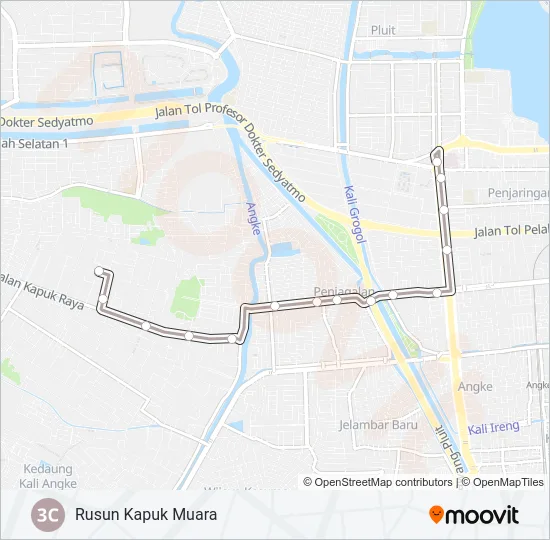 3C Bus Line Map