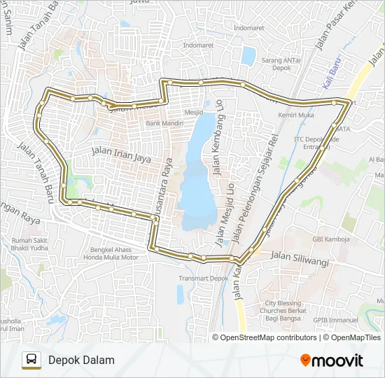 D01 Bus Line Map