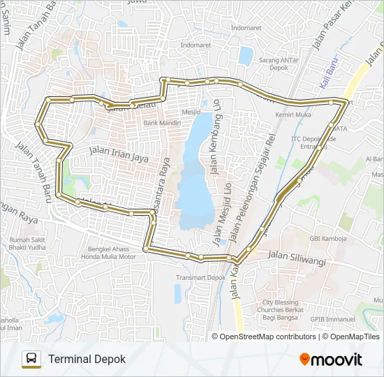 D01 Bus Line Map