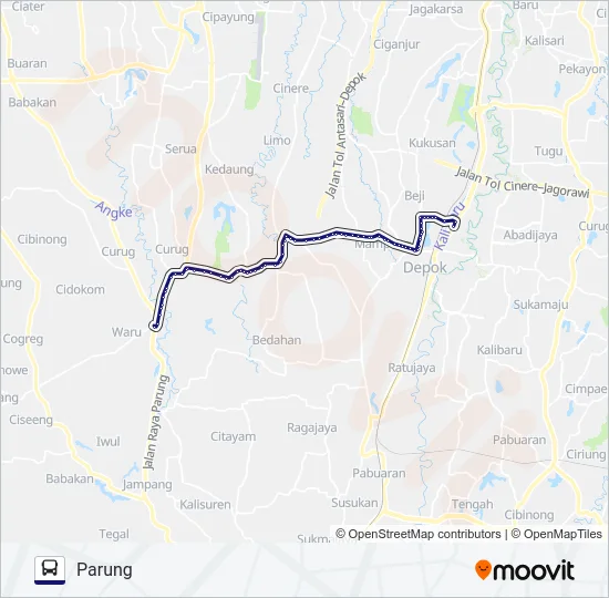 D03 Bus Line Map