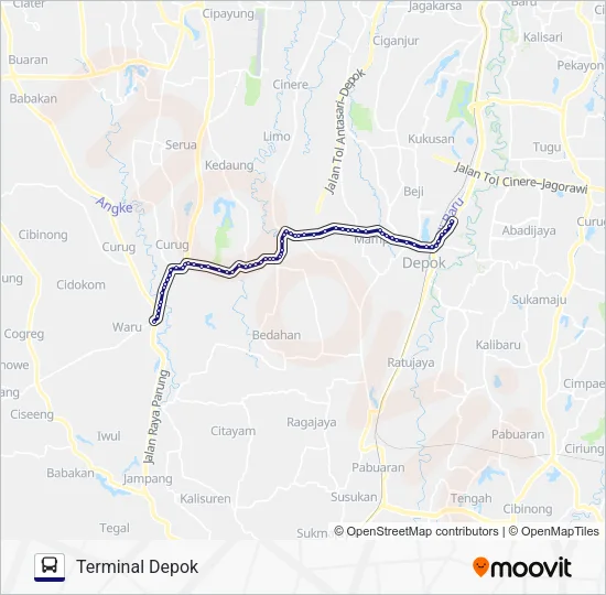 D03 Bus Line Map