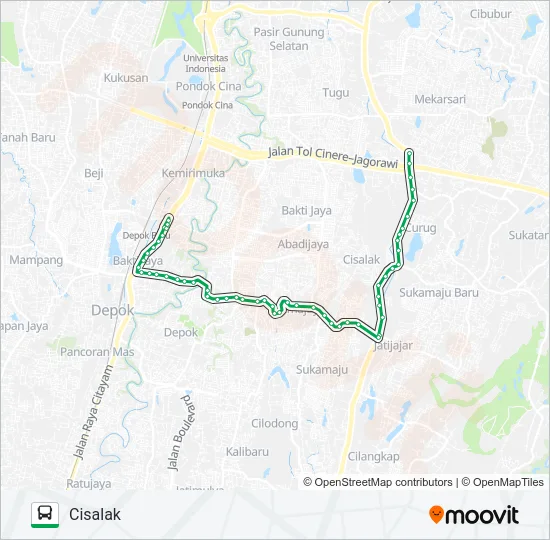 D06 Bus Line Map