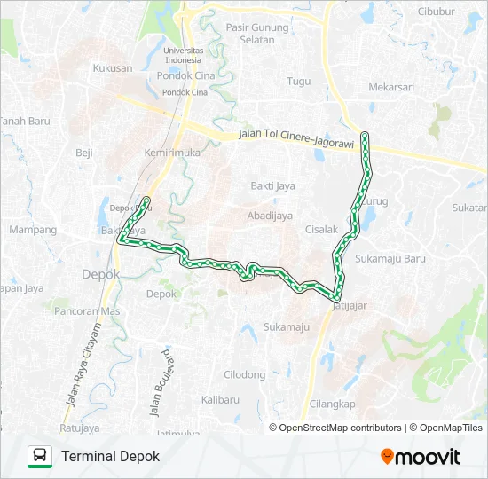 D06 Bus Line Map