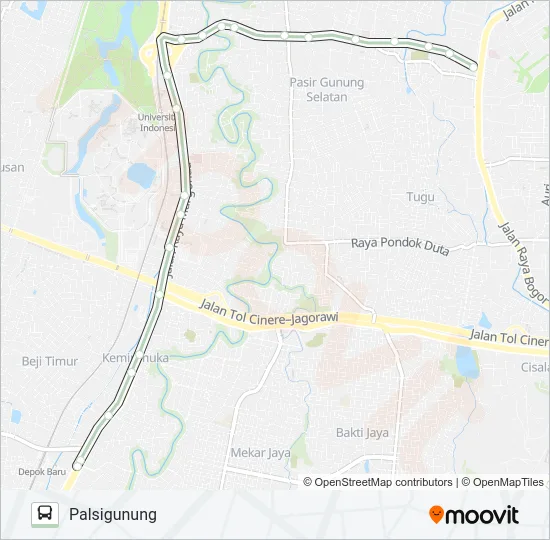 D11 Bus Line Map