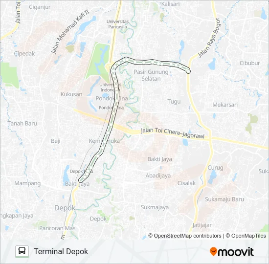 D11 Bus Line Map