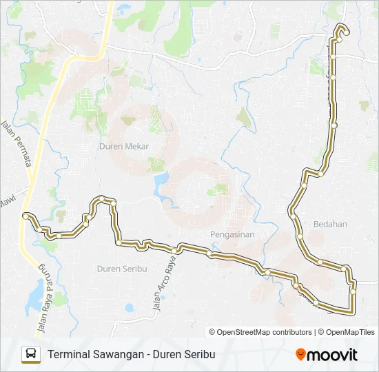 D21 Bus Line Map
