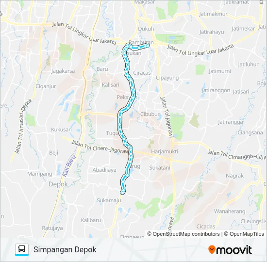 D37 Bus Line Map