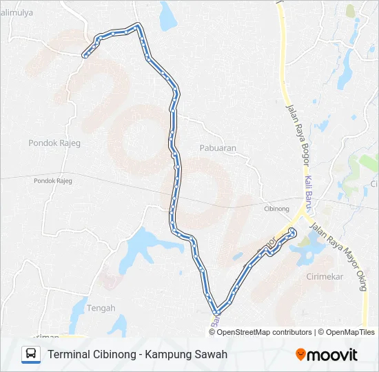 D71 Bus Line Map