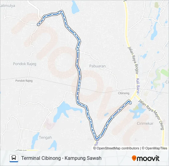 D71 Bus Line Map