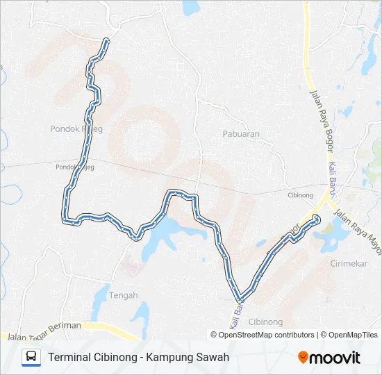 D72 Bus Line Map