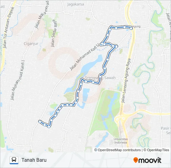 D83 Bus Line Map