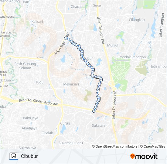 D97 Bus Line Map