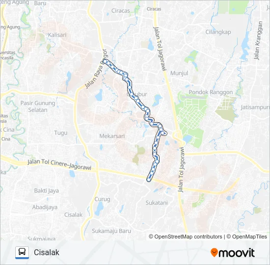D97 Bus Line Map