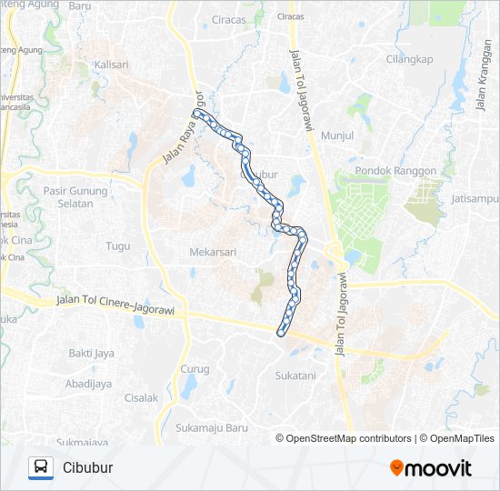 d97 Route: Schedules, Stops & Maps - Cibubur (Updated)