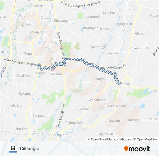 P01 Bus Line Map