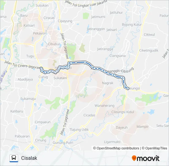 P01 Bus Line Map