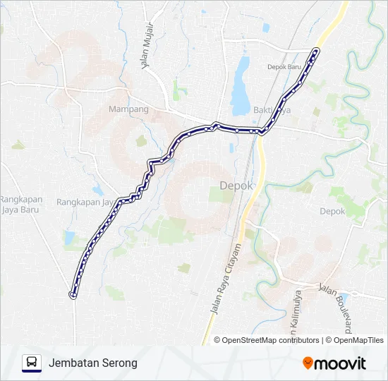 D07A Bus Line Map