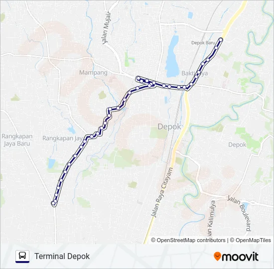 D07A Bus Line Map