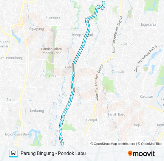 D102 Bus Line Map