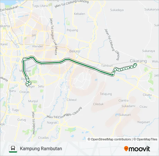P9BC Bus Line Map