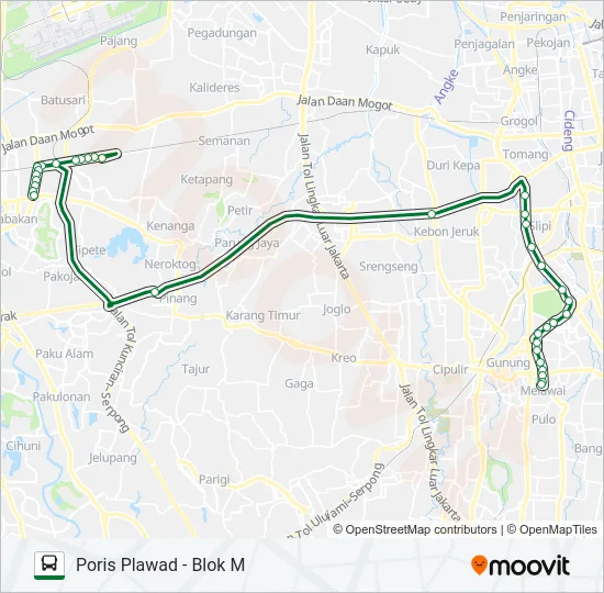AC34 Bus Line Map
