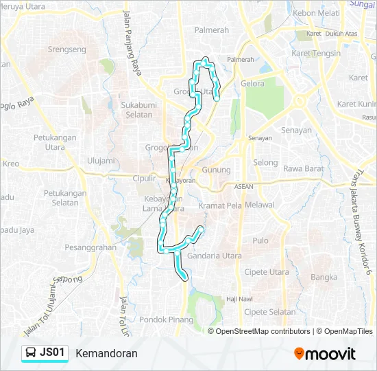 JS01 Bus Line Map