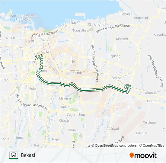 AC52 Bus Line Map