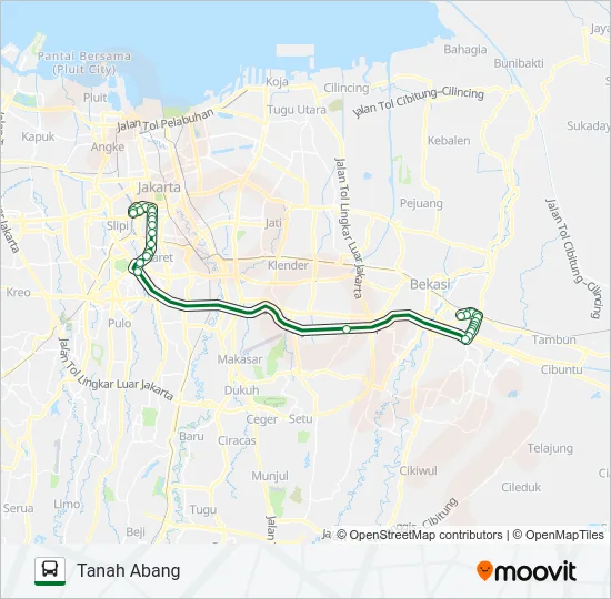 AC52 Bus Line Map