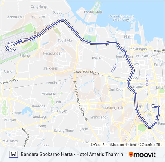JAC AMARIS THAMRIN bis Peta Jalur