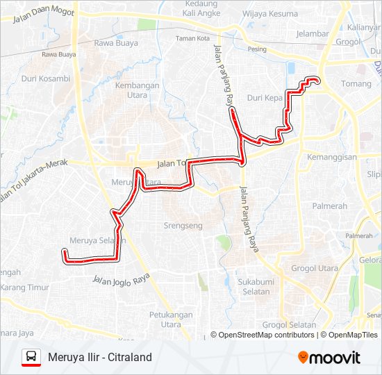 B03 bus Line Map