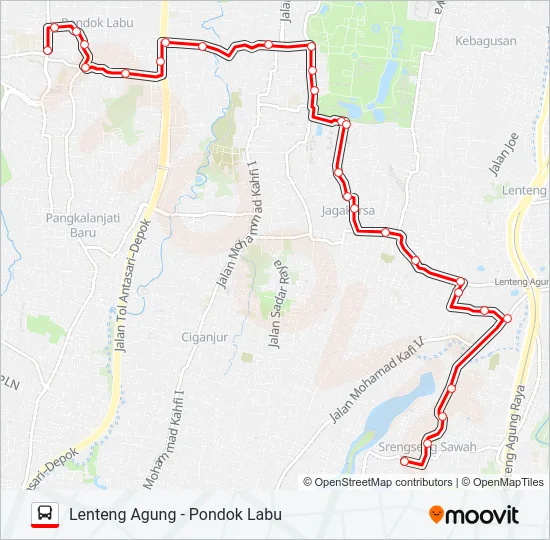 S02 Bus Line Map
