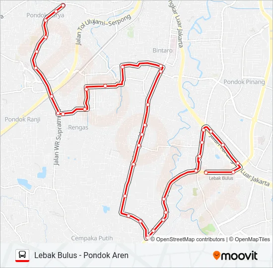 S08 Bus Line Map